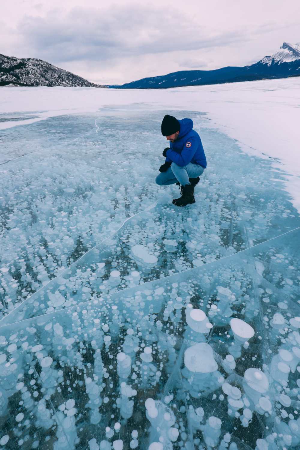 Driving Canada's Epic Icefields Parkway And Finding The Frozen Bubbles Of Abraham Lake (30)