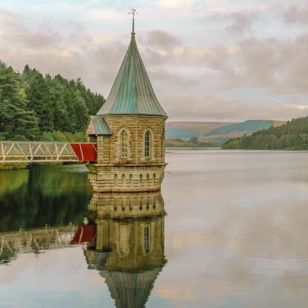 Pontsticill Reservoir in the Brecon Beacons