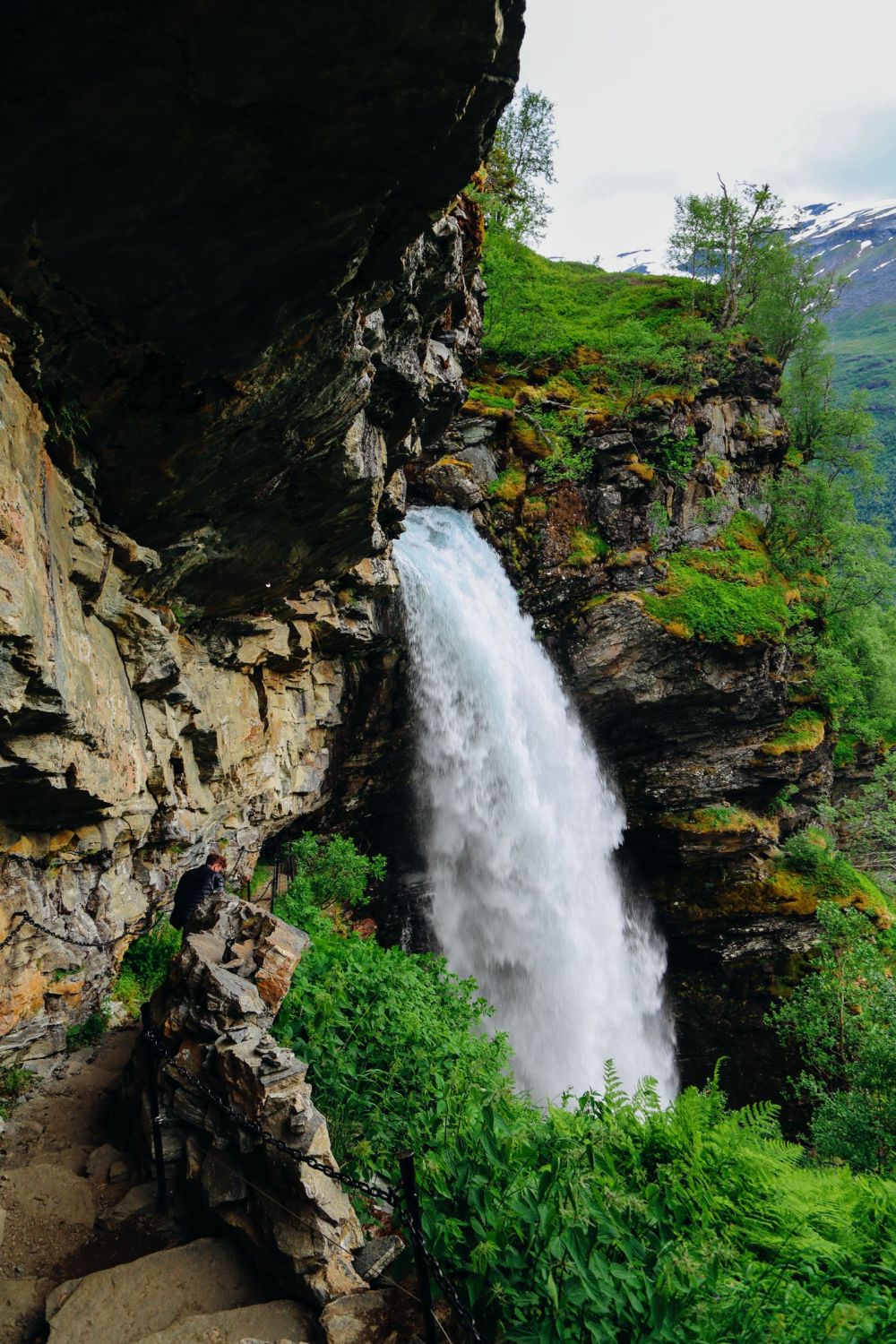 Exploring Storseterfossen Waterfall - A Waterfall In Norway You Can Walk Behind! (20)