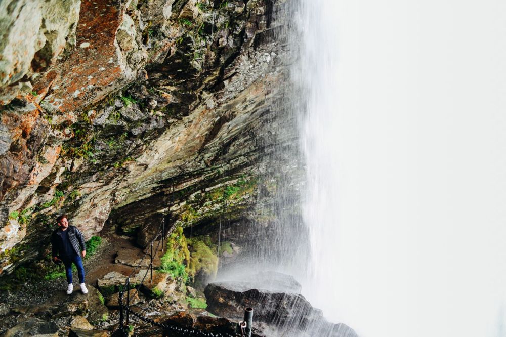 Exploring Storseterfossen Waterfall - A Waterfall In Norway You Can Walk Behind! (23)