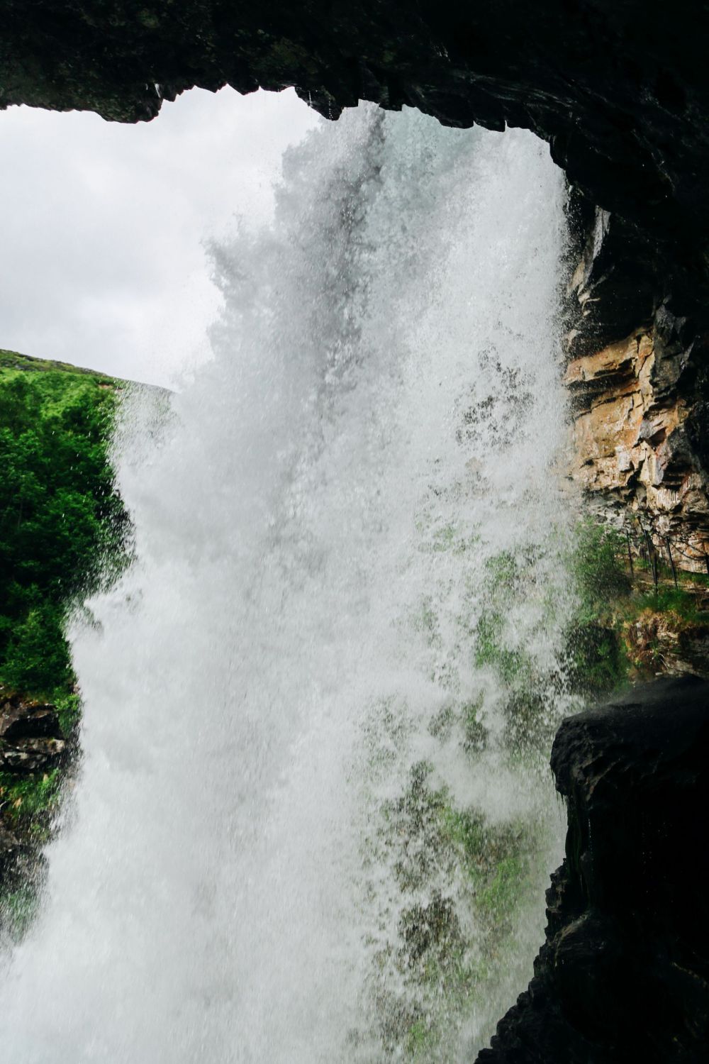 Exploring Storseterfossen Waterfall - A Waterfall In Norway You Can Walk Behind! (24)
